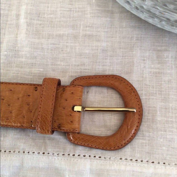 Ralph Lauren Genuine Ostrich Belt - Picture 10 of 13